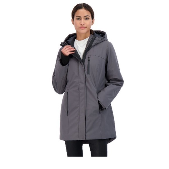 Sebby Collection Women's Heavyweight Softshell Coat, jacket women’s jacket - Picture 3 of 12
